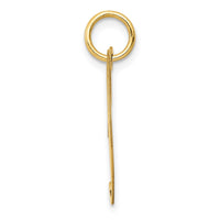 14K Medium Fancy Script Letter J Initial Charm