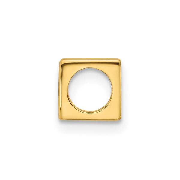 14ky Alphabet Bead Letter E